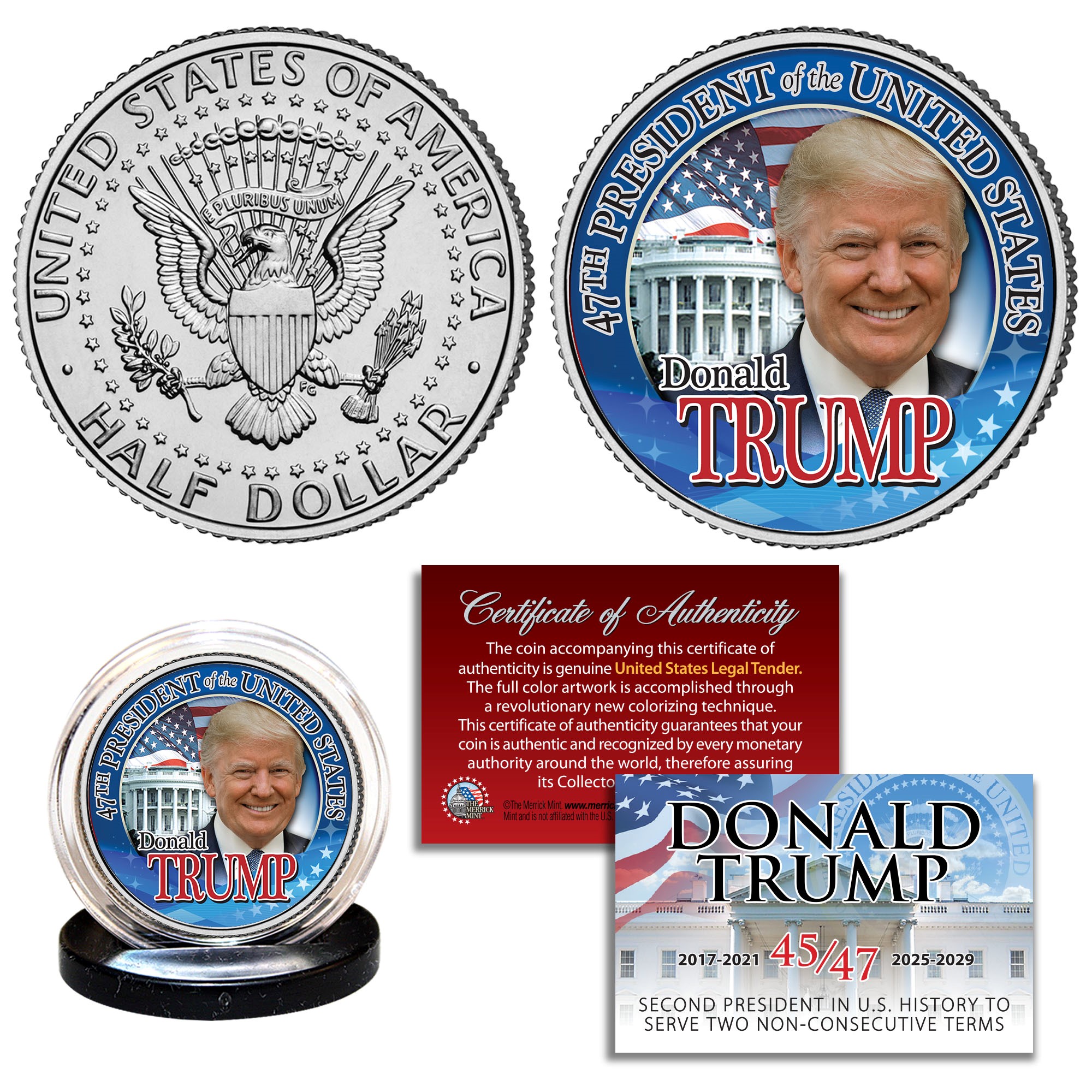 Dステ12th「TRUMP」REVERSE 、TRUTH trump 47th president blue
